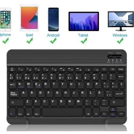 Just Mobile Funda con teclado Just in Case 8327857 Bluetooth para iPad 10.9" 10ª Generación Negra Just Mobile Funda con teclado Just in Case 8327857 Bluetooth para iPad 10.9" 10ª Generación Negra